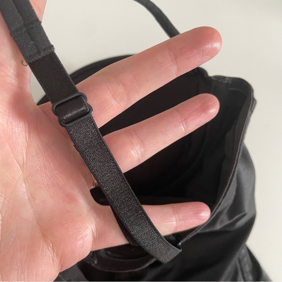 Vintage Y2K 2002 black push-up balconette 34B bustier strapless option - Picture 5 of 11